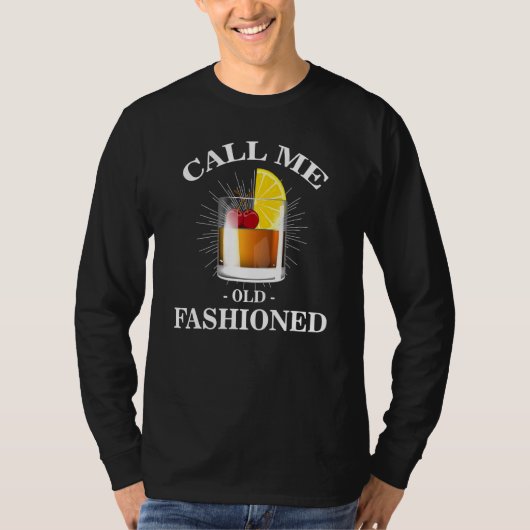 Bartender noem me Oude Whisky Dri T-shirt (Voorkant)