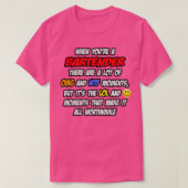 Bartender OMG WTF LOL T-shirt (Design voorkant)