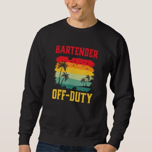 Bartender On Holiday Off Duty  Summer Break Outfit Trui (Voorkant)