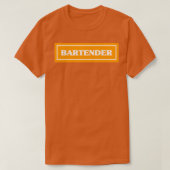 Bartender Oranje T-shirt (Design voorkant)