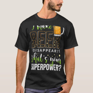 Bartender Party Cocktail Beer Super Power Pun 2 T-shirt