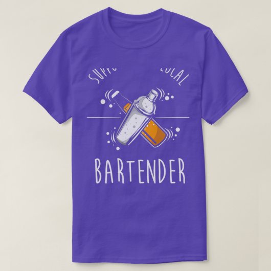 Bartender Party Cocktail Shaker Pun 6 T-shirt (Design voorkant)