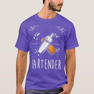 Bartender Party Cocktail Shaker Pun 6 T-shirt
