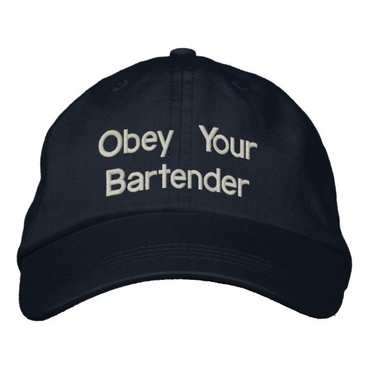 Bartender Petten - Gehoorzaam je barman (Voorkant)
