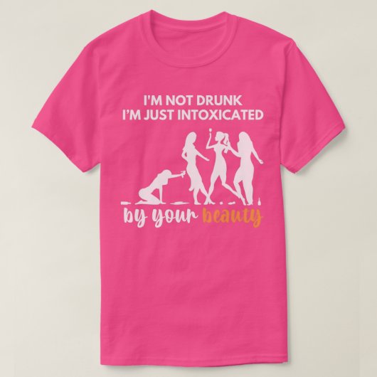 Bartender puns Ix27m Niet Drink Ix27m Intoxicated  T-shirt (Design voorkant)