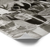 Bartender Puring Drink, 1910.  foto Poster (Hoek)