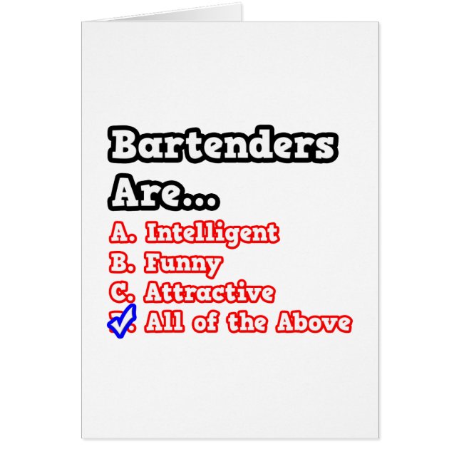 Bartender Quiz...Joke (Voorkant)