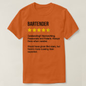 Bartender Review T-shirt (Design voorkant)