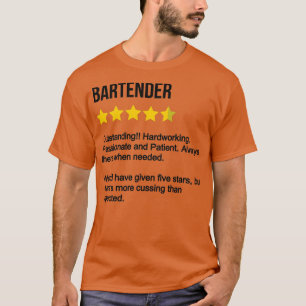 Bartender Review T-shirt