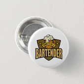 Bartender Ronde Button 3,2 Cm (Voorkant /achterkant)