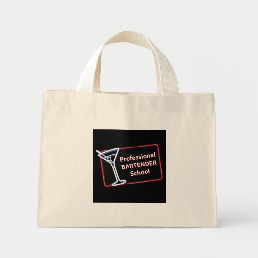 Bartender School Canvas tas (Voorkant)