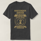 Bartender Server we doen een Precision-object met T-shirt (Design voorkant)
