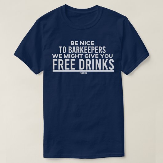 Bartender Shaker Cocktail Party Disco 13 T-shirt (Design voorkant)