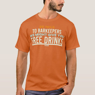 Bartender Shaker Cocktail Party Disco 18 T-shirt