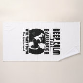 Bartender Shirt - Houd deze Bartender T shirt Badhanddoek (Badhanddoek)