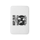 Bartender Shirt - Houd deze Bartender T shirt Badmat (Voorkant Verticaal)