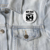 Bartender Shirt - Houd deze Bartender T shirt Ronde Button 5,7 Cm (In situ)