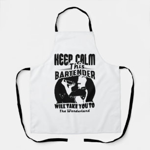 Bartender Shirt - Houd deze Bartender T shirt Schort