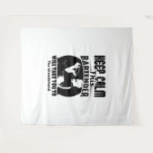 Bartender Shirt - Houd deze Bartender T shirt Wandkleed (Voorkant (horizontaal))