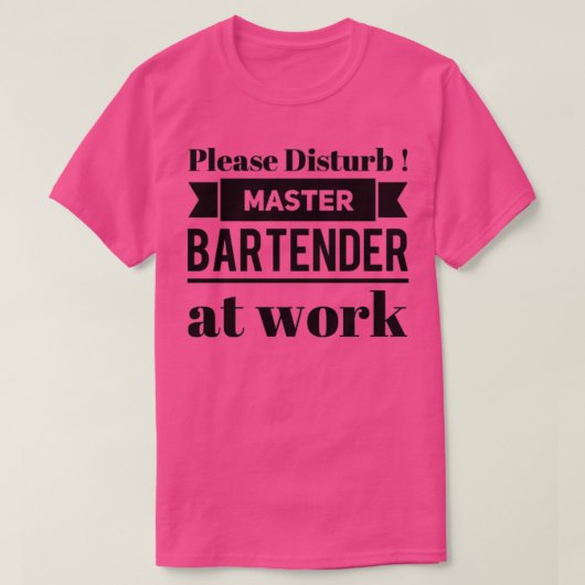 Bartender shirt Klassieke TShirt (Design voorkant)