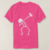 Bartender Skeleton Dabbing Dab Dance T-shirt (Design voorkant)