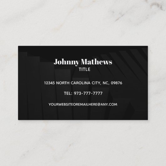 Bartender Slogans Visitekaartjes (Achterkant)