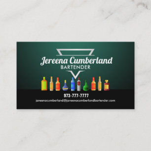 Bartender Slogans Visitekaartjes