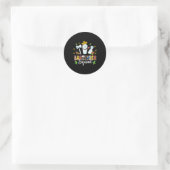 Bartender Squad Laat Feest Cinco De Mayo Mexicaans Ronde Sticker (Tas)