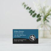 Bartender Te Huur Moderne Visitekaartjes (Staand voorkant)