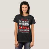 Bartender Ugly KerstSweater Gift Funny Barten T-shirt (Voorkant volledig)