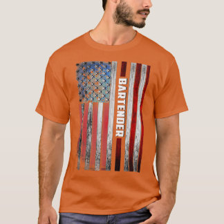 Bartender US Flag T-shirt