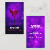 Bartender Visitekaartje (Voorkant / Achterkant)
