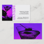 Bartender Visitekaartje (Voorkant / Achterkant)