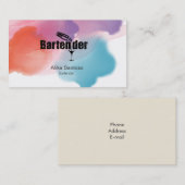 Bartender Visitekaartje (Voorkant / Achterkant)