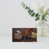 Bartender Visitekaartje (Staand voorkant)