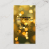 Bartender Visitekaartje (Achterkant)