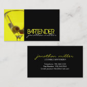 Bartender Visitekaartje (Voorkant / Achterkant)