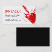 Bartender Visitekaartje (Voorkant / Achterkant)