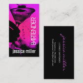Bartender Visitekaartje (Voorkant / Achterkant)