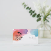 Bartender Visitekaartje (Staand voorkant)