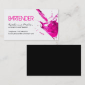 Bartender Visitekaartje (Voorkant / Achterkant)
