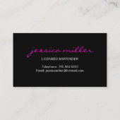 Bartender Visitekaartje (Achterkant)