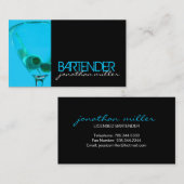 Bartender Visitekaartje (Voorkant / Achterkant)