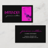 Bartender Visitekaartje (Voorkant / Achterkant)