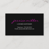 Bartender Visitekaartje (Achterkant)