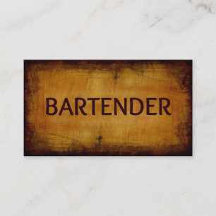 Bartender Visitekaartje