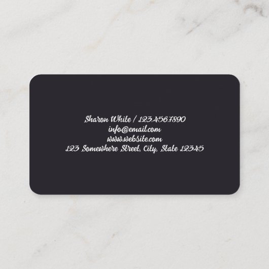 Bartender Visitekaartje (Achterkant)