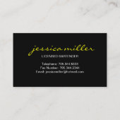 Bartender Visitekaartje (Achterkant)