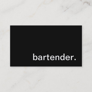 Bartender Visitekaartje