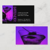Bartender Visitekaartje (Voorkant / Achterkant)